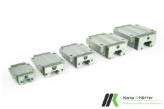 2x Linearwagen KPNW-C für Profilführung KPNR-C (2er Set ohne Führungsschiene)